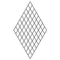 60 diamond grid